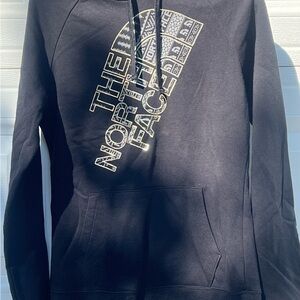 The North Face Black Hoodie with Logo